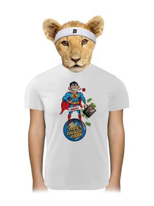 Supermachoman detské športové tričko White