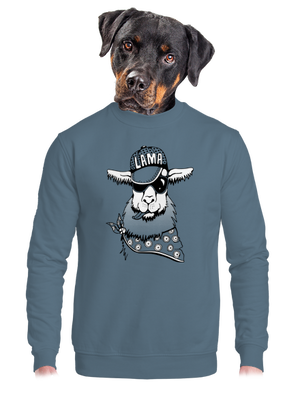 unisex mikina bez kapucne