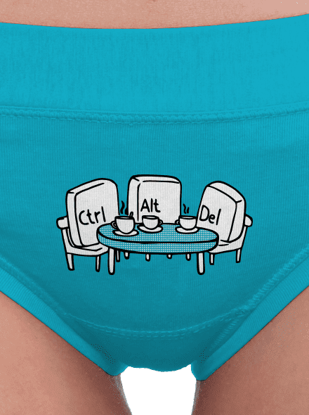 Nerozluční kamaráti dámske nohavičky Turquoise