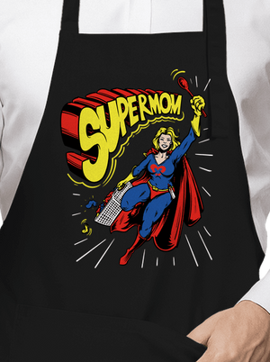 Supermom zástera Black