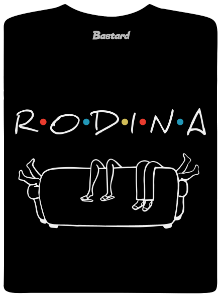 Rodina pánske tričko Black