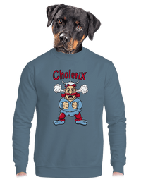 unisex mikina bez kapucne