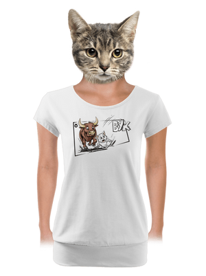 dámske tričko s lemom