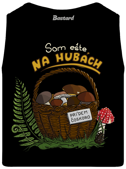Na hubách pánske tielko Black