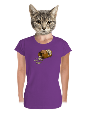 Music Pills dámske tričko prémium Purple