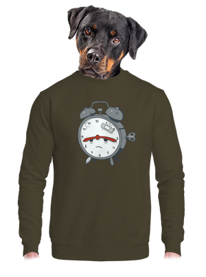 unisex mikina bez kapucne