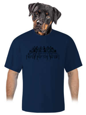 Cimrman: Debil, blbeček unisex tričko oversized Midnight Blue