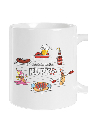 Slovenské kupko klasický hrnček White