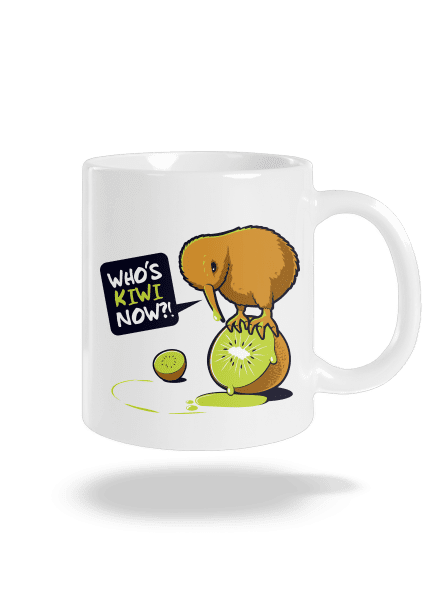 Kiwi klasický hrnček White
