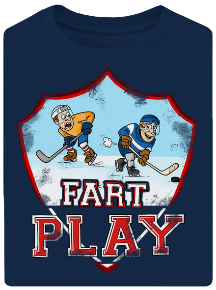 Fart Play unisex tričko oversized Midnight Blue