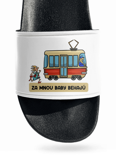 Za mnou baby behajú šľapky White