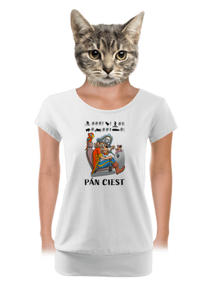 dámske tričko s lemom