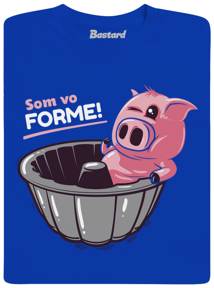 Vo forme pánske dlhý rukáv Royal Blue