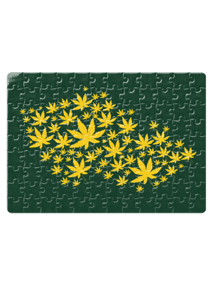 Ganja Country puzzle White