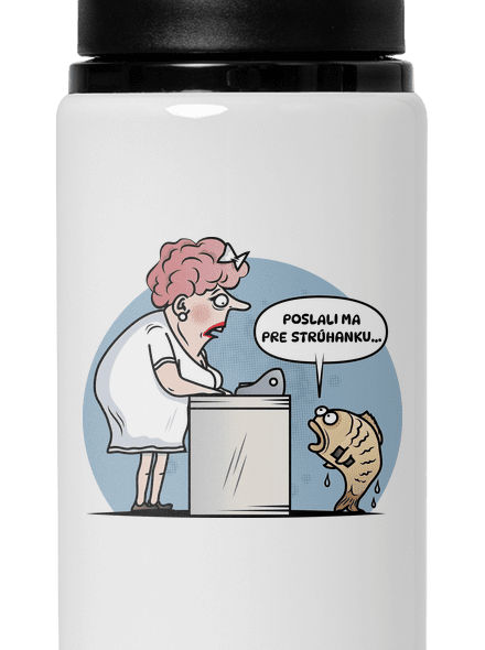 Strúhanka flaša na vodu White