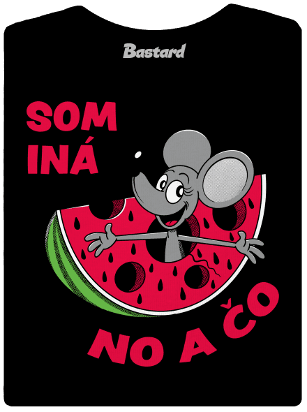 Som iná dámske tričko Black