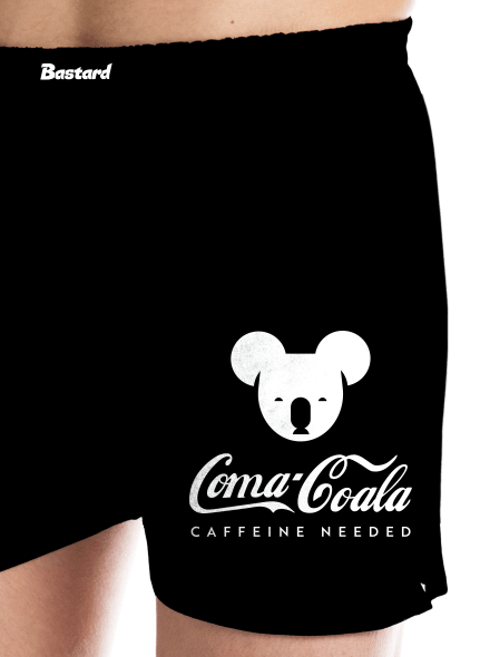 Coma Coala pánske trenky Black