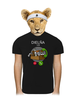 Dielňa volá detské športové tričko Black