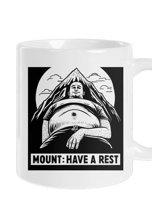 Mount have a rest klasický hrnček White