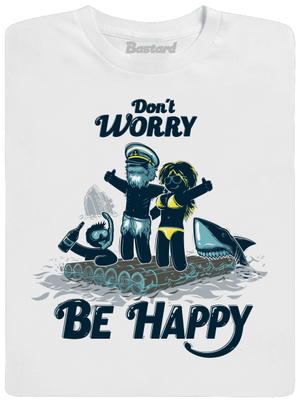 Don't worry pánske dlhý rukáv White