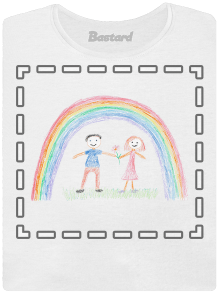 Detské kresby - Nahraj vlastnú dámske tričko White