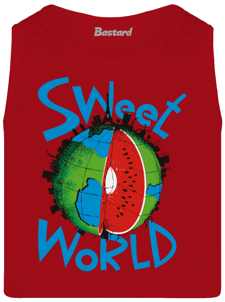 Sweet World pánske tielko Red