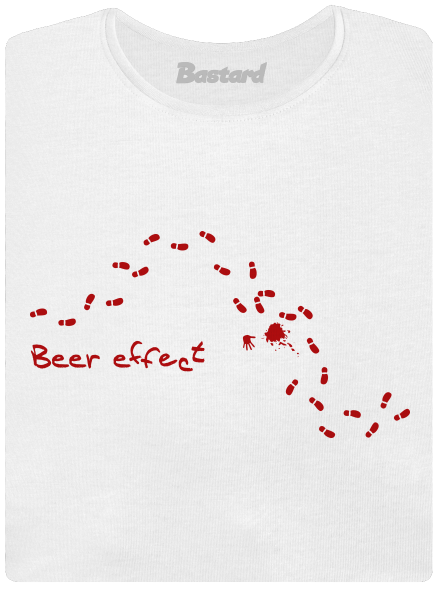 Beer effect! dámske tričko White