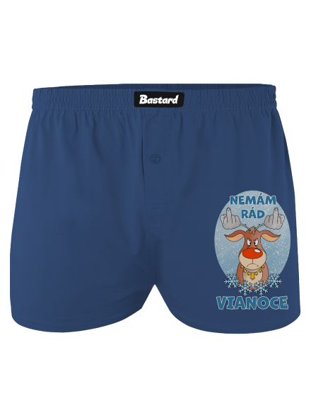 Nemám rád Vianoce pánske trenky Blue