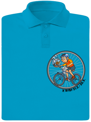 Cyklistický horoskop: Ryby pánska polokošeľa Blue Atol