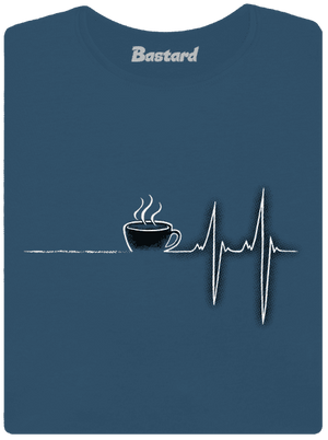 Coffee help dámske tričko prémium Petrol Blue