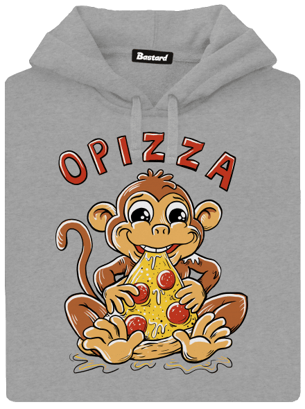 Opizza pánska mikina klokanka Light Melange
