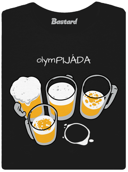 Pijáda dámske tričko Black