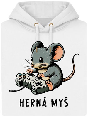 Herná myš unisex mikina premium Snowwhite