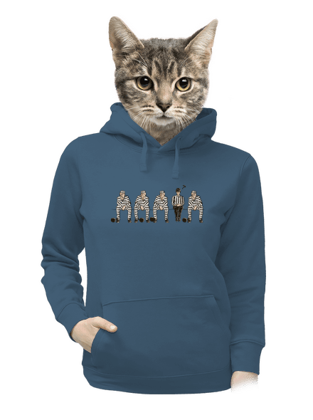 Nevinný dámska mikina klokanka Denim