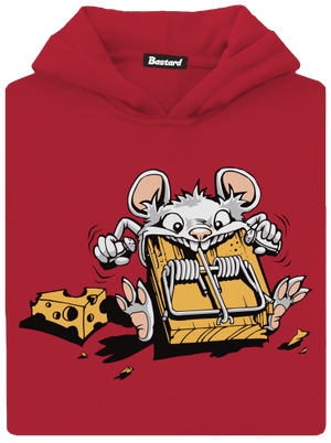 Gurmán detská mikina klokanka Fire Red