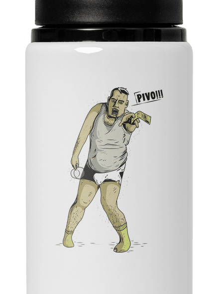 Beer zombie flaša na vodu White