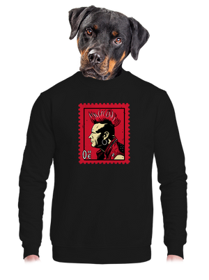 unisex mikina bez kapucne