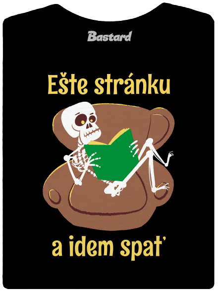 Ešte stránku dámske tričko s lemom Black