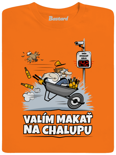 Valím na chalupu detské tričko Orange