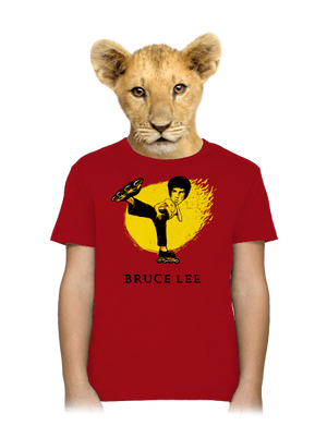 Bruce Lee detské tričko Red