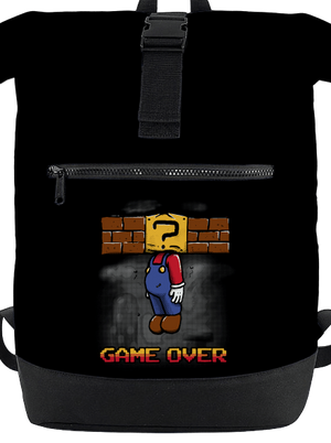 Game Over batoh Black