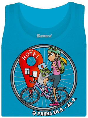 Cyklistický horoskop: Panna dámske tielko klasické Blue Atol