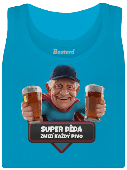Super dedo dámske tielko klasické Blue Atol