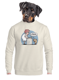 unisex mikina bez kapucne