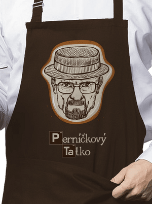 Perníčkový tatko a Perníček zástera Chocolate Sol
