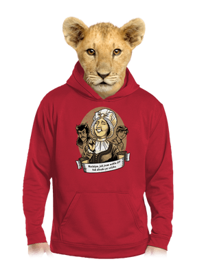 B14: Dorota Máchalová detská mikina klokanka Fire Red