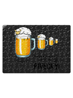 Pivečka puzzle White