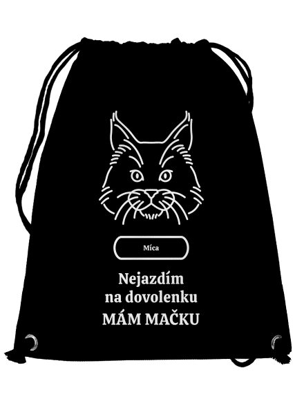 Nemôžem, mám mačku vak Black