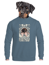 unisex mikina bez kapucne