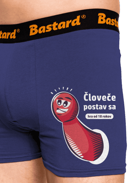 Človeče postav sa boxerky Blue Navy
